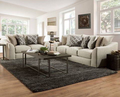 110" Oversized Sofas throughout Monterey Beach Beige Fabric 95" 4 Piece Sofa Loveseat Oversized Arm Chair & Ottoman Set