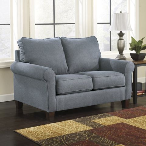 2025 Best Of Loveseat Twin Sleeper Sofas throughout Athos Vintage Grey Fabric Sofa/Loveseat/Twin Memory Foam Arm Chair Sleeper Set