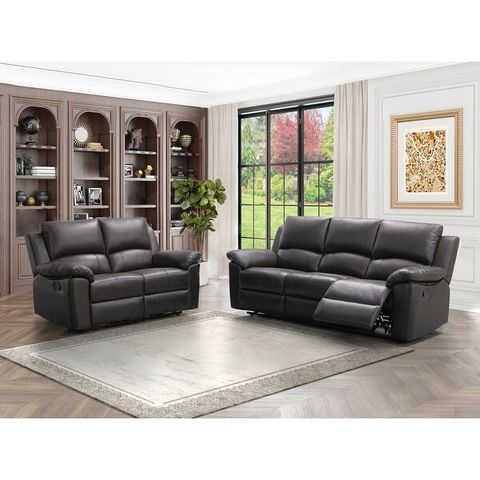 Abbyson Braylen 3-Piece Top Grain Leather Reclining Living Room Set ... pertaining to Caring for Your Leather Investment Maintaining the Beauty of Your Furniture