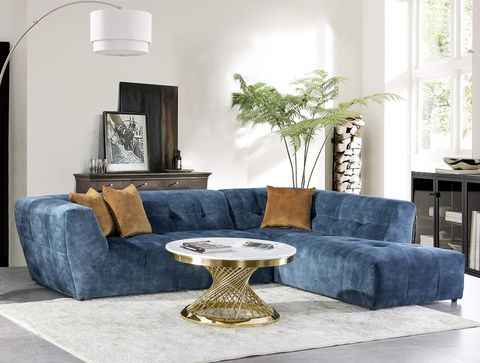 Amazon.com: Acanva Luxury Mid-Century Modern Velvet Living Room Sofa ... within Caring for Your Lyric Set: Tips for Long-Lasting Beauty and Functionality