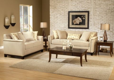 Beige Fabric Contemporary Living Room Sofa & Loveseat Set inside How to Maintain and Clean Your Monterey Beach Beige Fabric Furniture