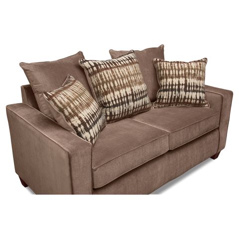 Bryden Queen Memory Foam Sleeper Sofa And Loveseat Set - Chocolate ... inside Monterey Beach Beige Fabric 3 Piece 86" Queen Memory Foam Sleeper Sofa Bed Loveseat & Oversized Arm Chair Set