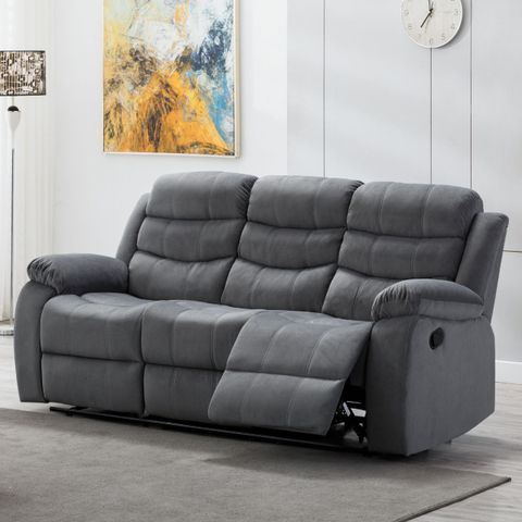 Cheap Gray Loveseats At Melissa Jankowski Blog regarding Bradley Charcoal Grey Fabric Modern 3 Piece Sofa Loveseat & Arm Chair Set