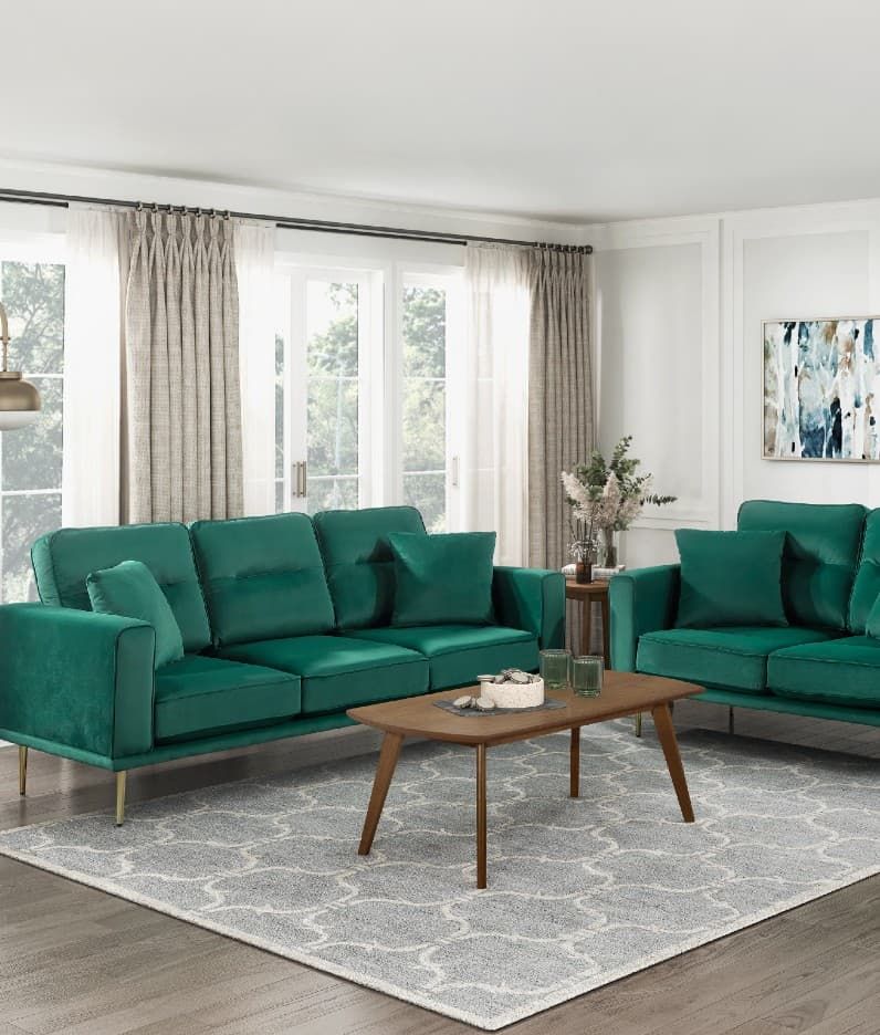 Dark Green Sofas Are Trending, According To Living Room Wishlists intended for Creating a Harmonious Home Styling Your Space with Marques Heritage Green Fabric