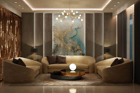 Drawing Room Designs - Ansa Interiors pertaining to The Art of Layering Textures and Patterns in a Drawing Room