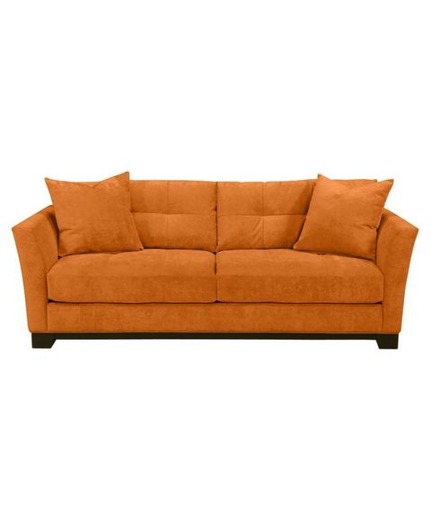 Furniture Elliot Fabric Microfiber Queen Sleeper Sofa Bed: Custom ... within Santo Foam Beige Performance Fabric Microfiber 102" Fabric Queen Sleeper/Loveseat/ Oversized Chair/Ottoman Set