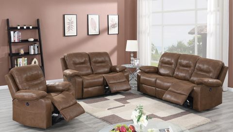 Latitude Run® 3 Piece Faux Leather Reclining Living Room Set | Wayfair throughout Caring for Your Ian Saddle Brown Leather Living Room Set A Comprehensive Guide