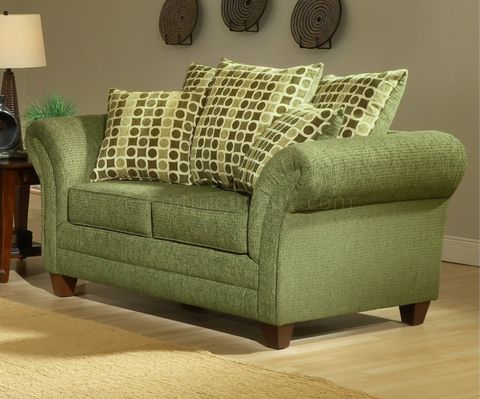 Light Forest Green Fabric Modern Living Room Sofa & Loveseat Set in Creating a Harmonious Home Styling Your Space with Marques Heritage Green Fabric
