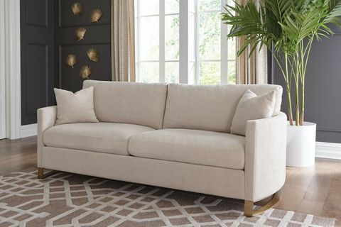 Modern Plush 3-Piece Living Room Set With Sofa Loveseat And Chair Beige ... regarding Reid Buff Beige Fabric 3 Piece Living Room Set