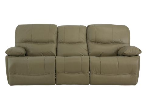Odessa Taupe Leather 1P Power Zero Gravity Reclining Sofa Ivan Smith ... pertaining to Creating Your Dream Living Room Experience with the Perfect Set