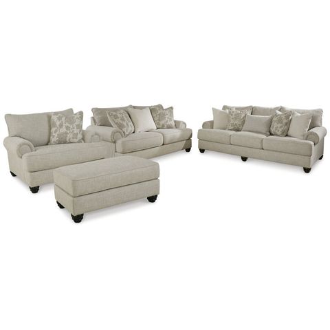 Signature Design By Ashley Asanti 4 - Piece Living Room Set & Reviews ... within Reid Grey Fabric 4 Piece Living Room Set