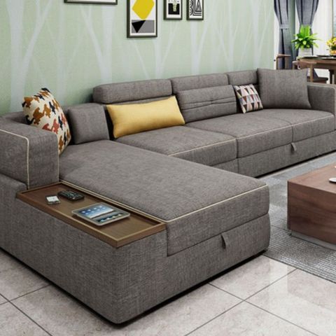 Sofa Design For Living Room 2025 - Mary T. Lambert throughout Lyric Charcoal Grey Velvet Fabric 5 Piece Living Room Set With Modular Sofa And Loveseat