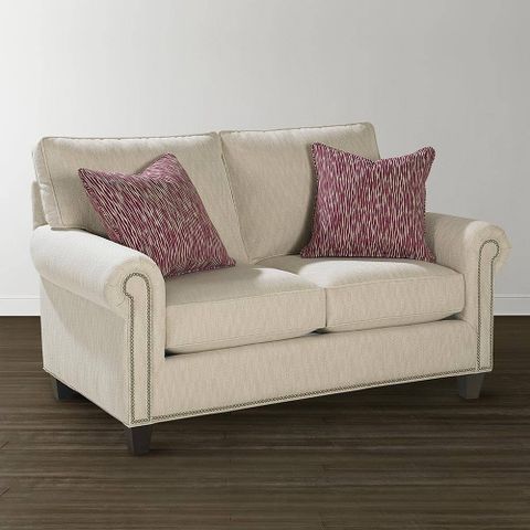 Top 30 Of Loveseat Twin Sleeper Sofas intended for Aramis Cream Beige Fabric Sofa/Loveseat/Twin Memory Foam Arm Chair Sleeper Set