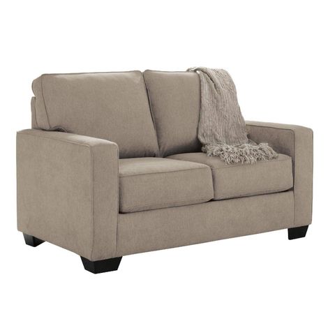 Top 30 Of Loveseat Twin Sleeper Sofas pertaining to Athos Vintage Grey Fabric Sofa/Loveseat/Twin Memory Foam Arm Chair Sleeper Set