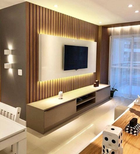 Top 50 Modern Tv Stand Design Ideas For 2020 - Engineering Discoveries ... inside Modern Living Room Design With Tv