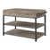 17 Stories Kitchen Island, Rustic Oak &amp; Black Finish | Wayfair pertaining to Crafting Your Dream Kitchen Understanding the Benefits of the ACME Lona Kitchen Island