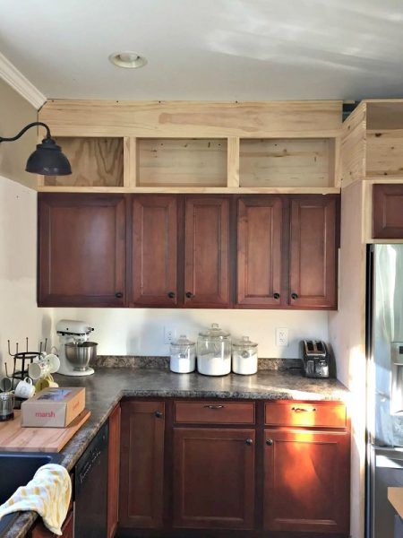 22 Easy Diy Kitchen Cabinets With Free Step-By-Step Plans throughout Austin 2-Piece Kitchen Set, Upper Wall Cabinet &amp; Kitchen Island, White/Walnut