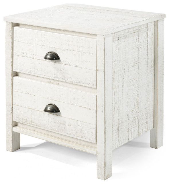 3-Piece Wood Bedroom Set With Twin Panel Bed, Nightstand And 4-Drawer ... within Ranier Full 3 Piece Wood Bedroom Set With Chest &amp; Nightstand