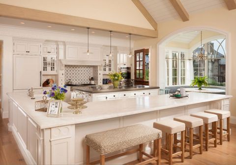70 Spectacular Custom Kitchen Island Ideas | Luxury Home Remodeling ... with regard to Classic Kitchen Island, Spacious Design With Multiple Open Shelves, White/Brown