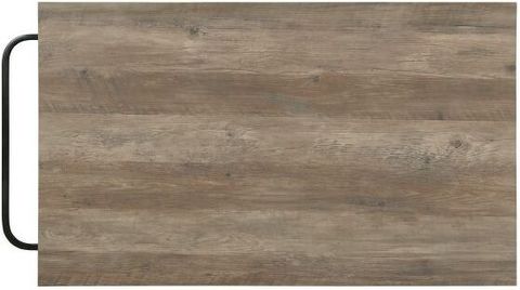 Acme Macaria Kitchen Island In Rustic Oak And Black Finish Ac00402 ... in Acme Macaria Kitchen Island W Caster Rustic Oak And Black Finish