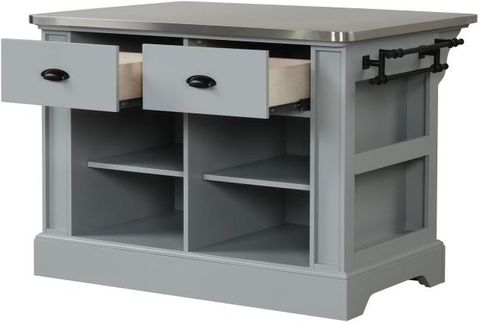 Acme Urrur Kitchen Island In Gray Finish | 1Stopbedrooms with regard to Unveiling the ACME Jakob Kitchen Island Design The Ultimate Guide