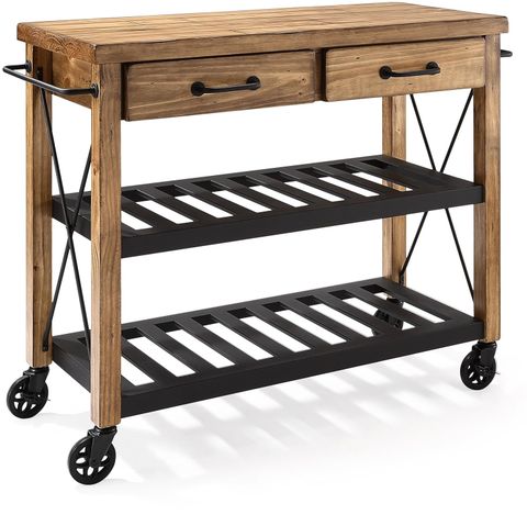 Amazon.com - Crosley Furniture Roots Rack Industrial Rolling Kitchen ... in Choosing the Right Austin Kitchen Cart for Your Needs