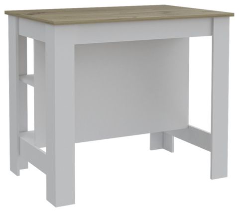 Antibacterial Delos Kitchen Island White-Light Oak - Midcentury ... for Choosing the Right Delos Island Features for Your Home