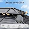 Arlmont &amp; Co. Himari 12 Ft. W X 10 Ft. D Metal Patio Gazebo &amp; Reviews ... regarding Weathering the Storm with Your Himari Gazebo Durability Insights