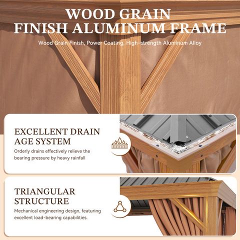 Arlmont & Co. Hironobu 20Ft. W X 12Ft. D Outdoor Cedar Framed Gazebo ... with regard to The Enduring Appeal of Wooden Gazebos: Exploring Styles and Construction