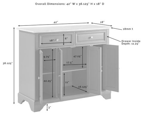 Avery Kitchen Island/Cart - Transitional - Kitchen Islands And Kitchen ... pertaining to Unlocking Kitchen Efficiency A Deep Dive into Avery Kitchen Cart Features