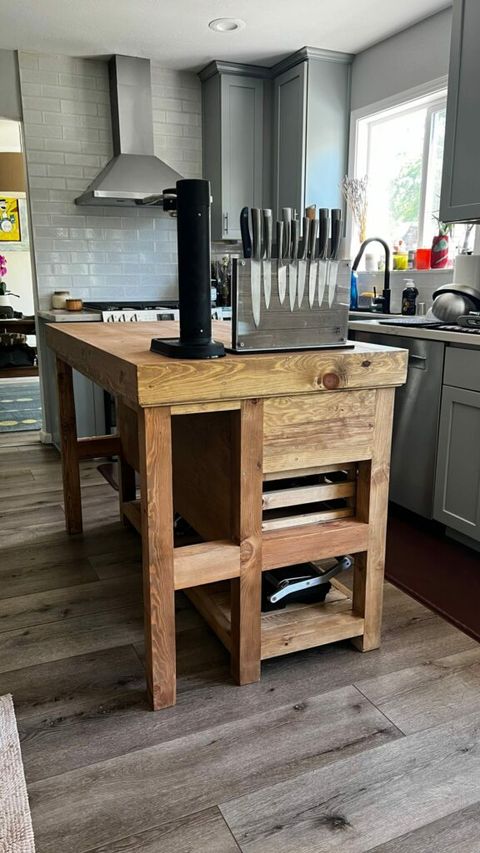 Beau Kitchen Island intended for Beau Kitchen Island, 48X30X36