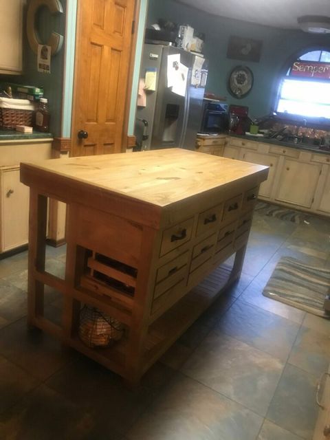 Beau Kitchen Island with regard to Beau Kitchen Island, 48X30X36