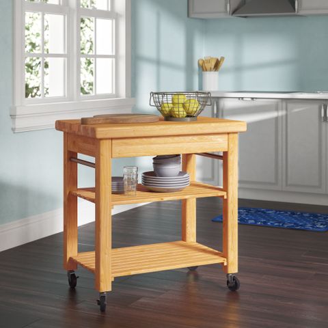 Butcher Block Kitchen Prep Table - Things In The Kitchen for Choosing the Right American Heritage Kitchen Cart for Your Needs