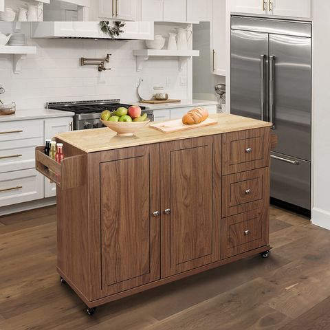 Buy Kitchen Island Cart, Kitchen Trolley Carts With Drop Leaf Op ... in Choosing the Right Classic Kitchen Island Cart for Your Needs