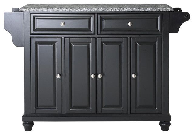 Cambridge Solid Granite Top Kitchen Island - Traditional - Kitchen ... for Durability and Elegance The Advantages of a Cambridge Solid Granite Top