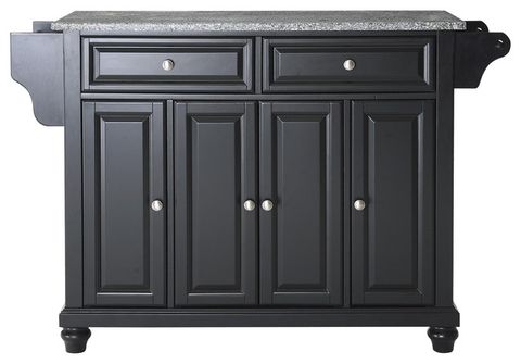 Cambridge Solid Granite Top Kitchen Island - Traditional - Kitchen ... for Durability and Elegance The Advantages of a Cambridge Solid Granite Top