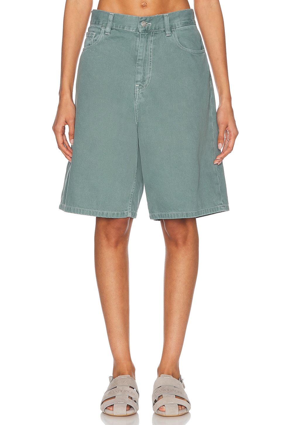 Carhartt Wip Brandon Short In Silver Pine | Fwrd for  Pine
