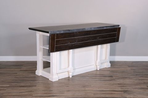 Carriage House Kitchen Island With 13" Drop Leaf - French Country ... in Carriage House Kitchen Island With 13" Drop Leaf