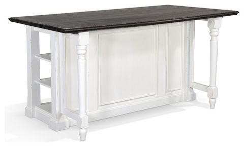 Carriage House Kitchen Island With 13" Drop Leaf - French Country ... within Creating Culinary Comfort How a Drop Leaf Island Enhances Kitchen Life