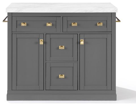 Claire Kitchen Island - Transitional - Kitchen Islands And Kitchen ... throughout Claire Kitchen Island