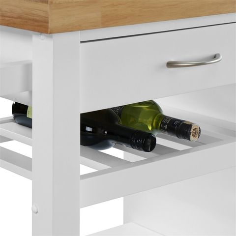 Clickdecor Denver Kitchen Cart White | Ebay regarding Assembling Your ClickDecor Denver Kitchen Cart White A Step-by-Step Tutorial