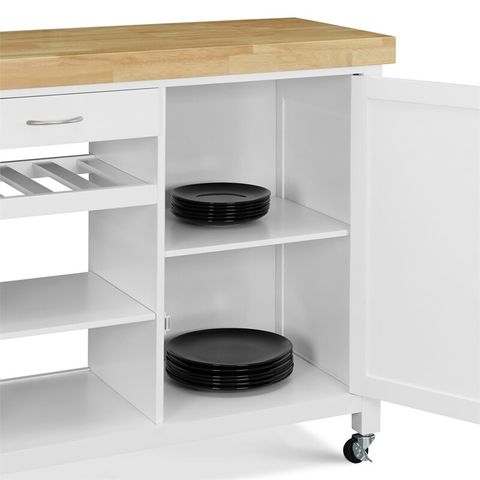 Clickdecor Denver Kitchen Cart White | Ebay within Assembling Your ClickDecor Denver Kitchen Cart White A Step-by-Step Tutorial