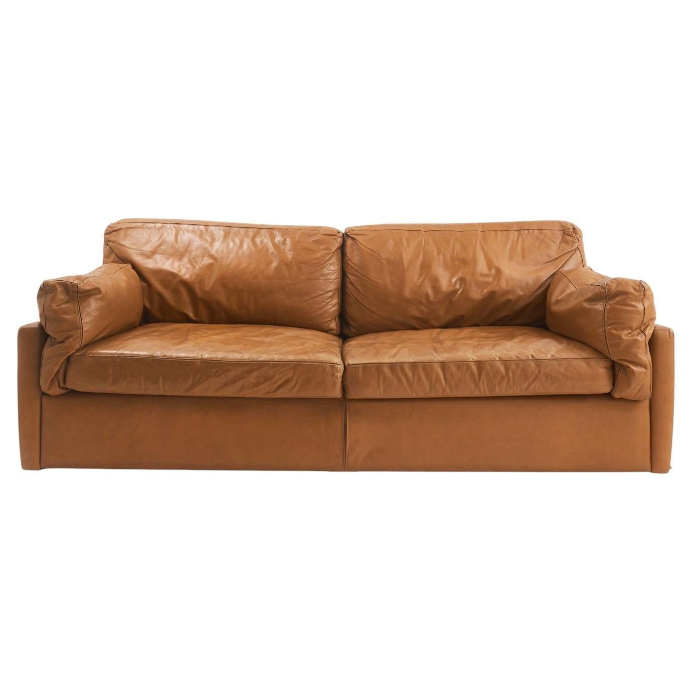 Cognac Leather Corner Sofa For Sale At 1Stdibs with Cognac Leather Sofa