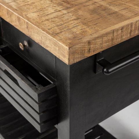 Columbia Black Wooden Kitchen Island By Mercana | 1Stopbedrooms with regard to Caring for Your Columbia Black Wooden Kitchen Island Tips and Tricks