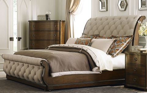 Cotswold Upholstered Sleigh Bedroom Set From Liberty (545-Br-Qsl ... with Designing Serenity A Guide to Styling Your Bedroom with Nate Berkus and Jeremiah Brent