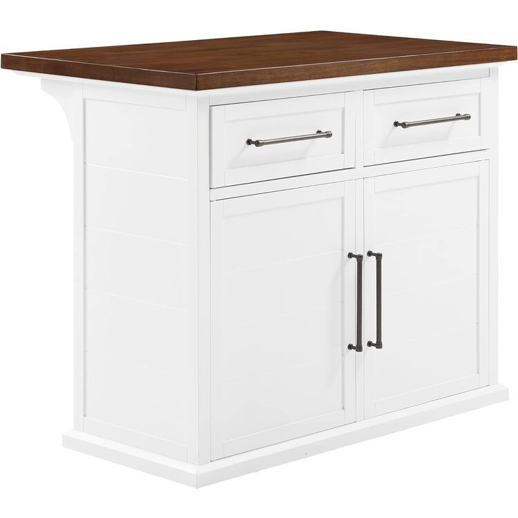 Crosley Bartlett Wood Top Kitchen Island intended for Elevating Kitchen Aesthetics — Exploring the Versatility of Square Stools