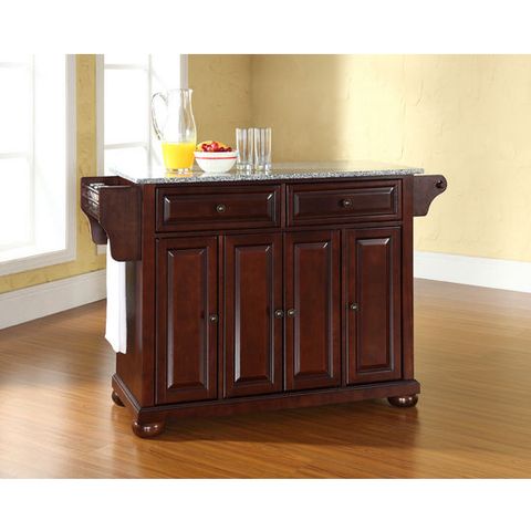 Crosley Furniture Alexandria Solid Granite Top Kitchen Cart Or Island ... throughout Alexandria Island Kitchens A Practical Guide to Features and Benefits