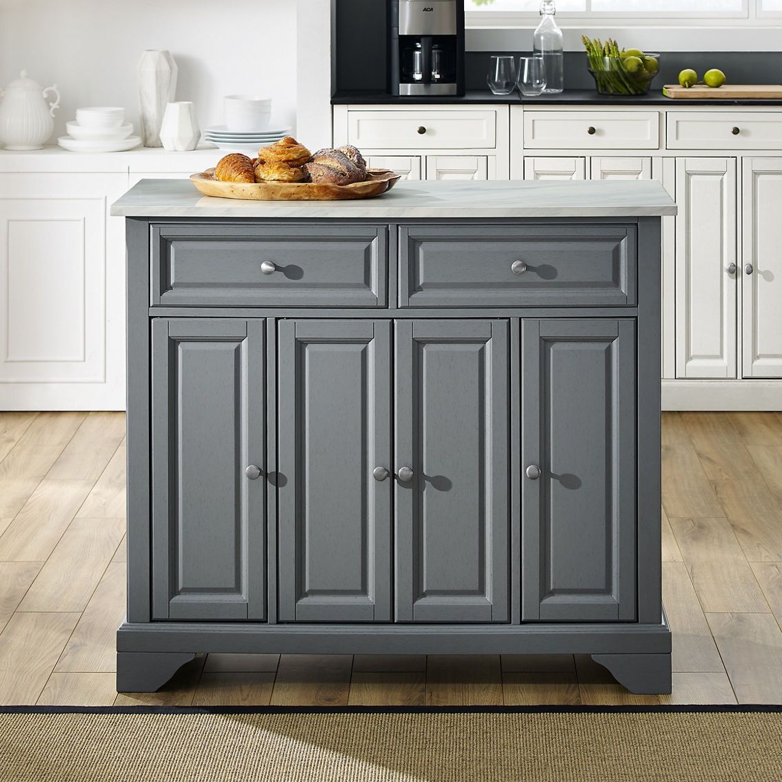 Crosley Furniture Avery Kitchen Island | Kitchen Carts &amp; Islands ... with regard to Maximizing Space How an Avery Kitchen Island Can Transform Your Kitchen