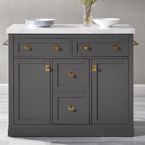 Crosley Furniture Claire Kitchen Island | Kitchen Carts & Islands ... pertaining to Claire Kitchen Island