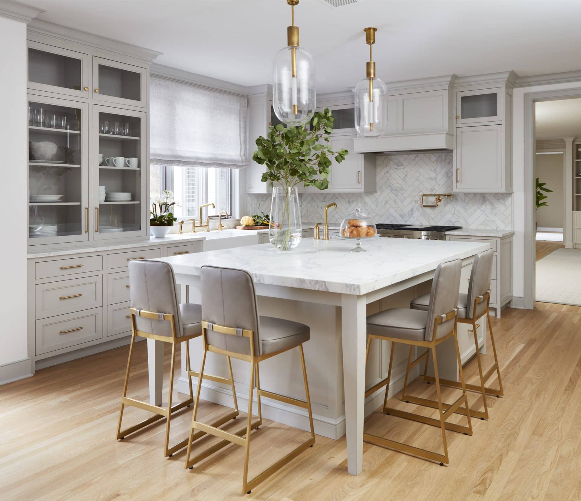 Custom Kitchen: Timeless &amp; Contemporary Look | Bilotta within Preserving the Beauty of Your Vintage Mahogany Kitchen Features